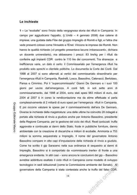 estratto da: LO STIVALE DI BARABBA L'Italia presa a calci dai rifiuti ...
