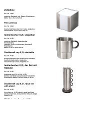 Isolierbecher 0,2l, stapelbar - Mato Interpraesent - Ideen aus Edelstahl