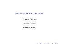 Przestrzenie zwarte