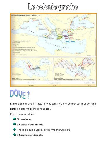 Le colonie greche - Atuttascuola