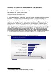 Controlling von Kunden- und ... - Konzept und Markt