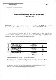 COPIA Deliberazione della Giunta Comunale - Comune di Sapri