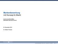 Markenbewertung mit Konzept & Markt - Konzept und Markt