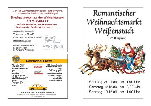 Romantischer Weihnachtsmarkt-2009.indd - Weißenstadt