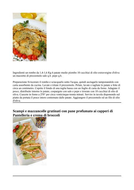 ricette pesce.pdf - Annunci attrezzatura usata - alberghiere cucine ...
