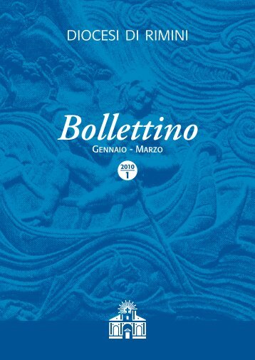 Gennaio - Marzo Bollettino 1 - Diocesi di Rimini