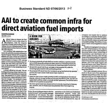 Press Clippings dated 07-06-2013 - Airports Authority of India