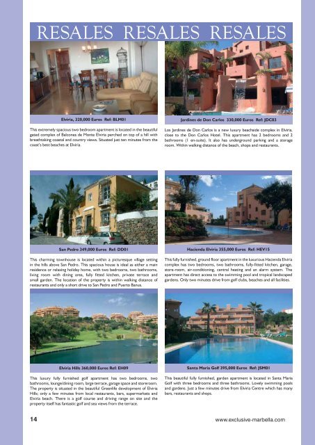 Elviria's Exclusive Real Estate Specialists - Exclusive Marbella Estates