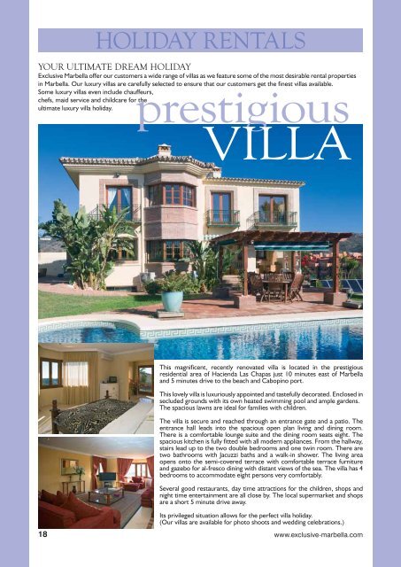 Elviria's Exclusive Real Estate Specialists - Exclusive Marbella Estates