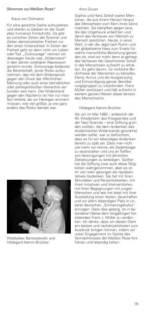 Tätigkeitsbericht 2007 - Weiße Rose Stiftung eV