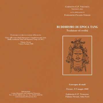 buddhismo di epoca tang - Gabinetto Scientifico Letterario G.P. ...