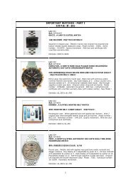 IMPORTANT WATCHES - PART I å è´µæ‰‹è¡¨- ç¬¬ä¸€éƒ¨åˆ† - GPJW Auction