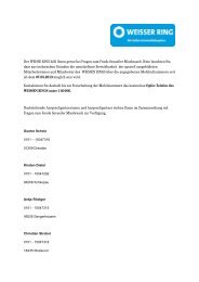 Handy Liste EHS - Weisser Ring e.V.