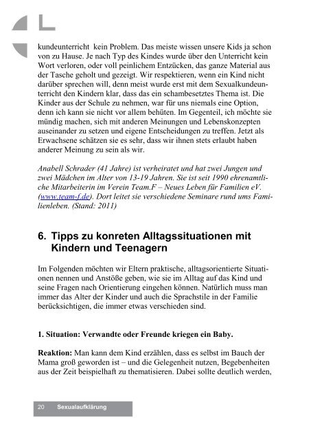Denkangebot Sexualaufklaerung fuer Internet.pdf - Weißes Kreuz e.V.