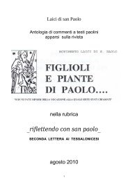 Prima lettera ai tessalonicesi pdf
