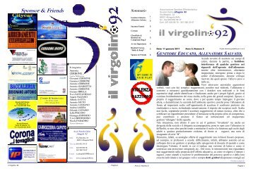 Il Virgolino nr 9 10.11.pub - Scuola Calcio Afragola '92