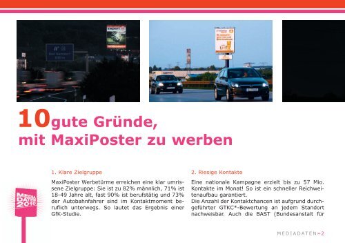 Standorte - B.A.B. MaxiPoster Werbetürme GmbH