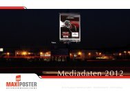 Mediadaten 2012 - B.A.B. MaxiPoster Werbetürme GmbH