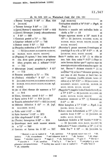 Sammlung aller Glossen des Altsächsischen, 1987