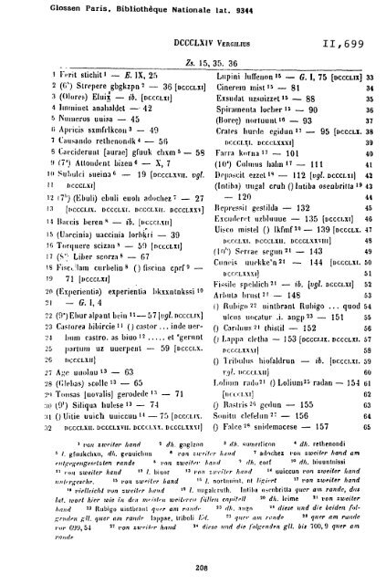 Sammlung aller Glossen des Altsächsischen, 1987