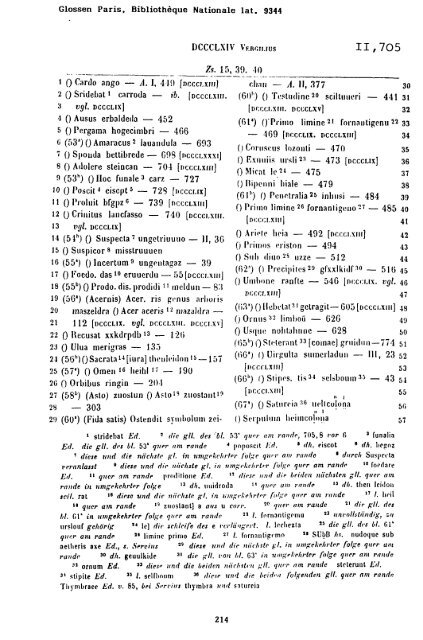 Sammlung aller Glossen des Altsächsischen, 1987