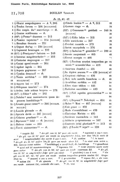 Sammlung aller Glossen des Altsächsischen, 1987