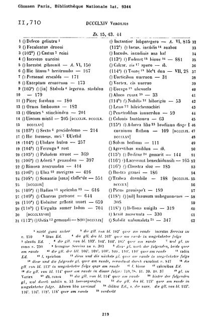 Sammlung aller Glossen des Altsächsischen, 1987