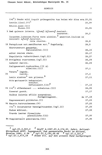 Sammlung aller Glossen des Altsächsischen, 1987