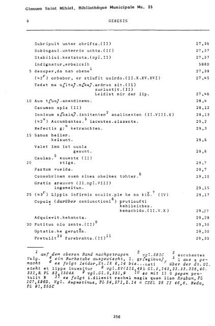 Sammlung aller Glossen des Altsächsischen, 1987