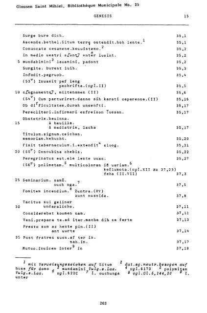 Sammlung aller Glossen des Altsächsischen, 1987