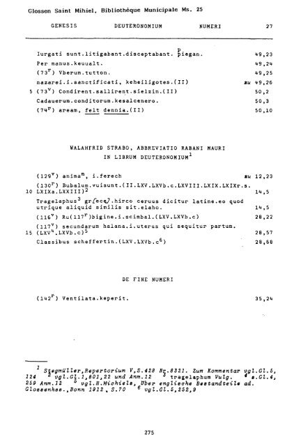 Sammlung aller Glossen des Altsächsischen, 1987