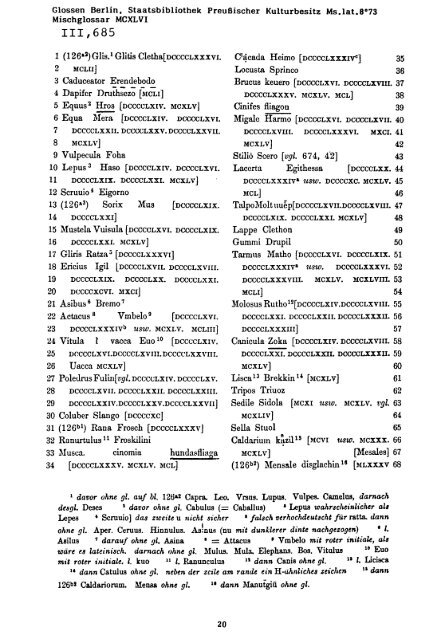 Sammlung aller Glossen des Altsächsischen, 1987