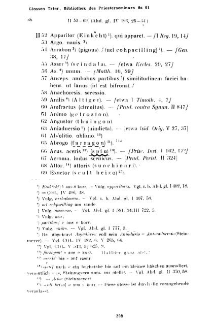 Sammlung aller Glossen des Altsächsischen, 1987