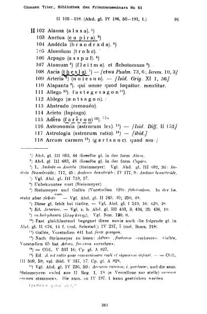 Sammlung aller Glossen des Altsächsischen, 1987