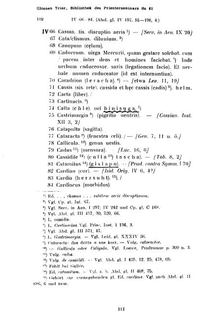 Sammlung aller Glossen des Altsächsischen, 1987