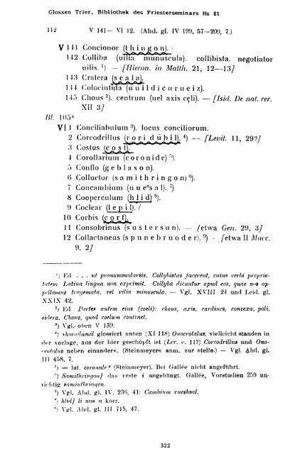 Sammlung aller Glossen des Altsächsischen, 1987