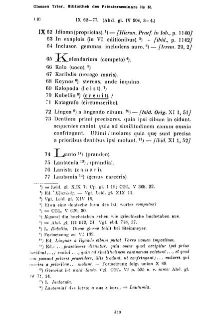 Sammlung aller Glossen des Altsächsischen, 1987