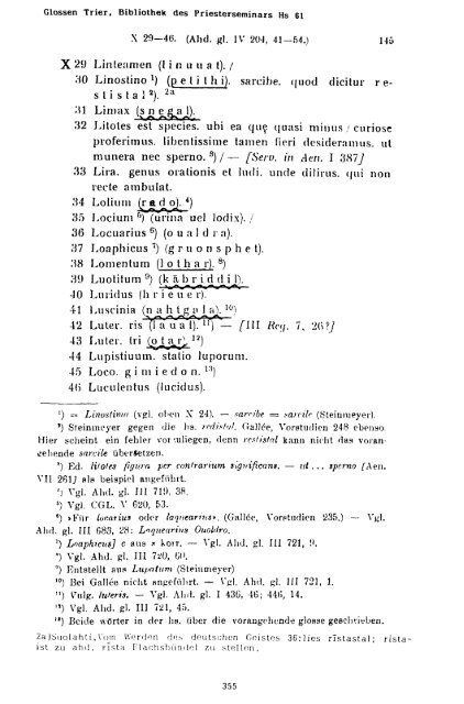 Sammlung aller Glossen des Altsächsischen, 1987