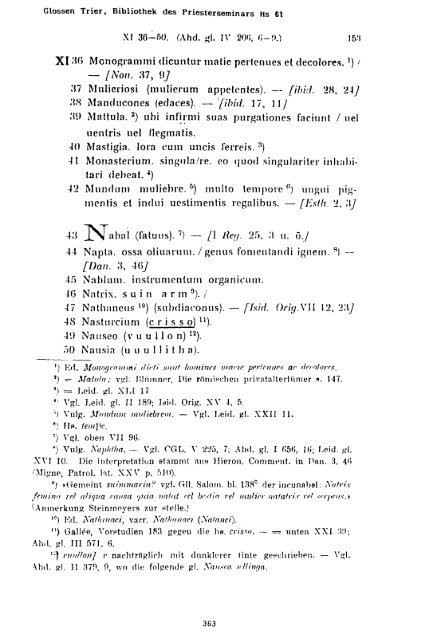 Sammlung aller Glossen des Altsächsischen, 1987