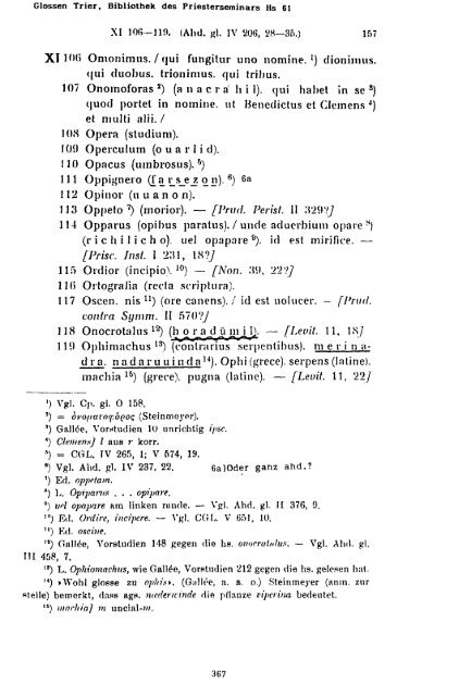 Sammlung aller Glossen des Altsächsischen, 1987