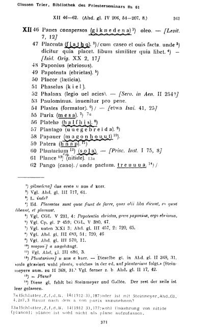 Sammlung aller Glossen des Altsächsischen, 1987