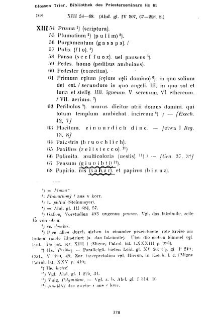 Sammlung aller Glossen des Altsächsischen, 1987