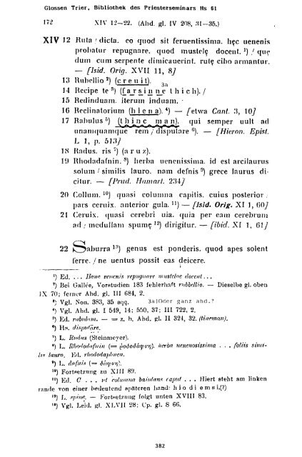 Sammlung aller Glossen des Altsächsischen, 1987