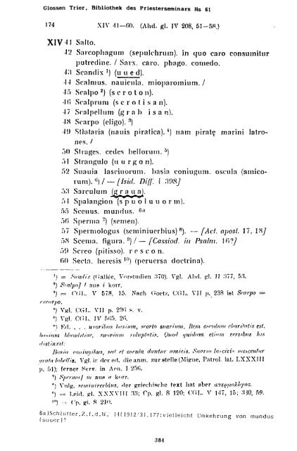 Sammlung aller Glossen des Altsächsischen, 1987