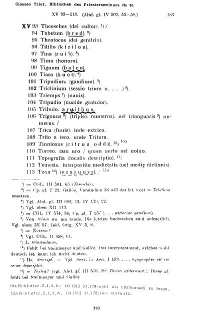 Sammlung aller Glossen des Altsächsischen, 1987