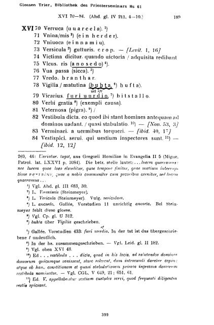 Sammlung aller Glossen des Altsächsischen, 1987