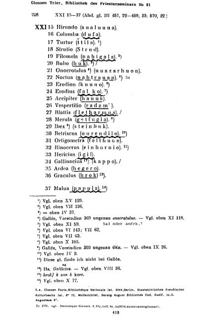 Sammlung aller Glossen des Altsächsischen, 1987