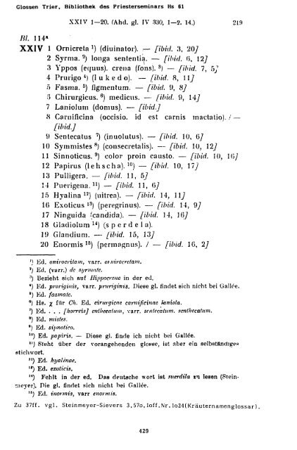 Sammlung aller Glossen des Altsächsischen, 1987