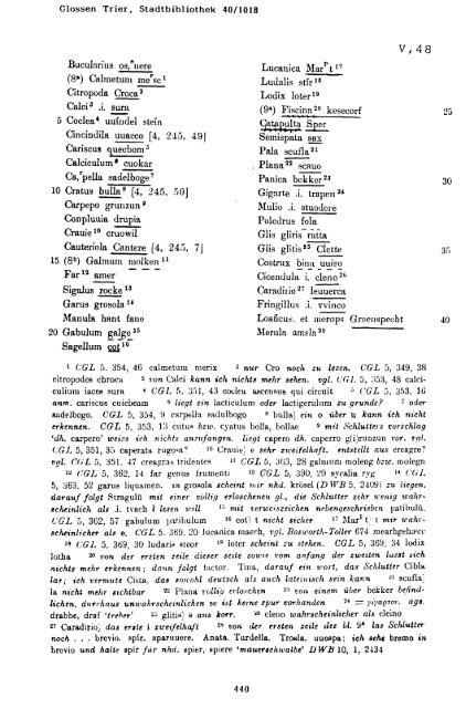 Sammlung aller Glossen des Altsächsischen, 1987