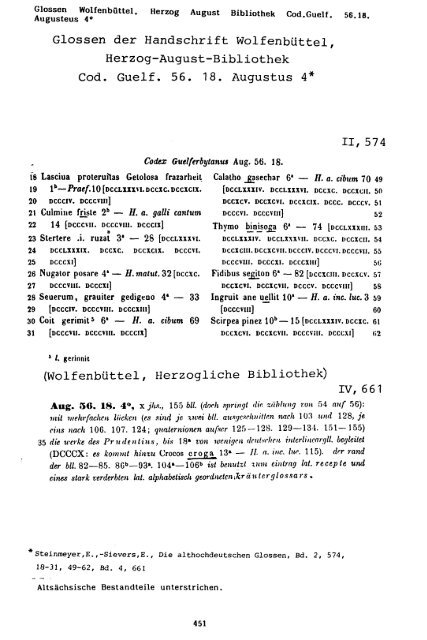 Sammlung aller Glossen des Altsächsischen, 1987